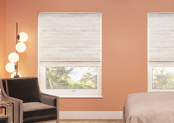 Glamour, Pink Dawn - Motorised Roman Blind - Image 3
